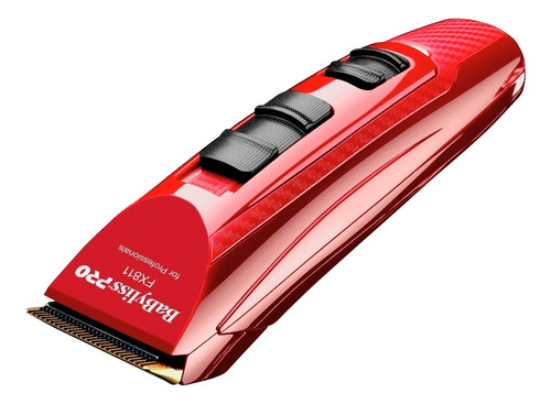 Cortadora de pelo BaBylissPRO Máquina De Corte Babyliss Pro Volare S/fio Cor Vermelha Máquina De Corte Volare S/fio Babyliss Pro Cor Vermelha FX811C roja 100V/240V