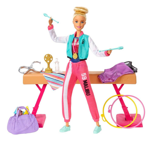 Barbie Careers Set Gimnasta Mattel
