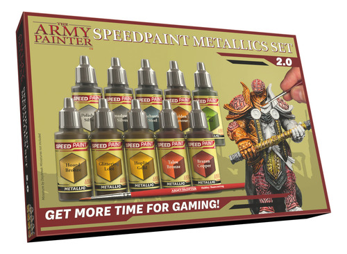Set De Pinturas Metálicas Army Painter Speedpaint 2.0