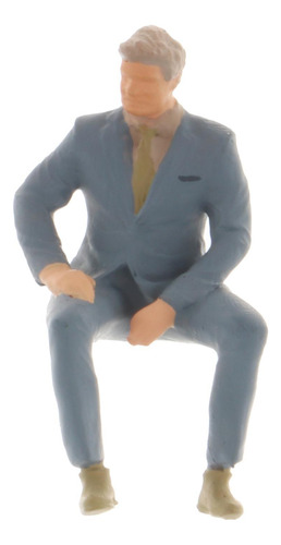 1:64 Modelo Em Miniatura Da Posição Sentada Cinzento
