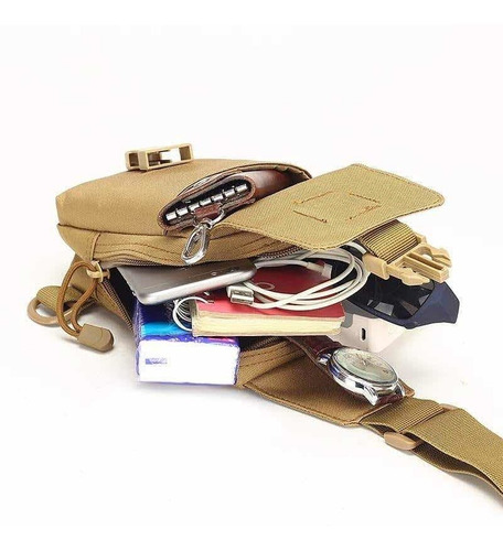 Imagen 6 de 10 de Tactica Mochila Pechera Cartera Billetera Bandolera Monedero