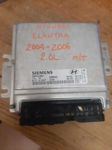 Computadora Para Hyundai Elantra Año 2004-'06 Motor 2.0l M/t
