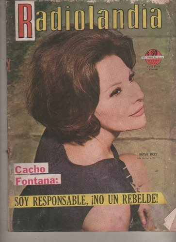 Revista Radiolandia * Año 1969 Palito - I Sarli - Sandro