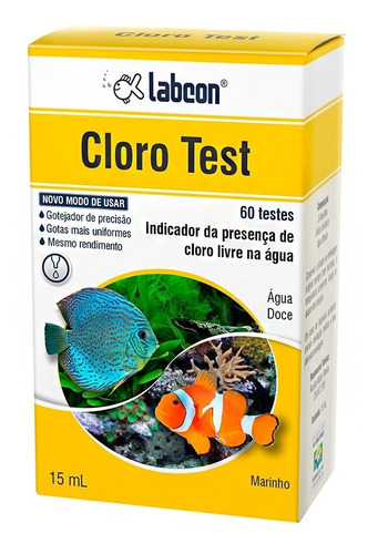 Labcon Clorotest 15ml - Teste Identificar Presença De Cloro