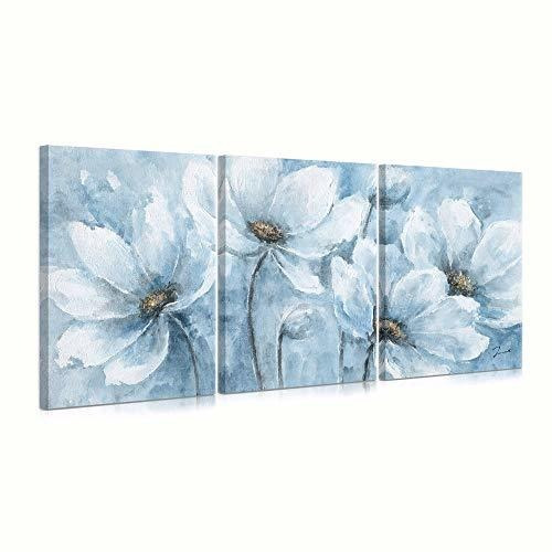 Yidepot Magnolia Flower Picture Wall Decor: Azul Y Gv78q