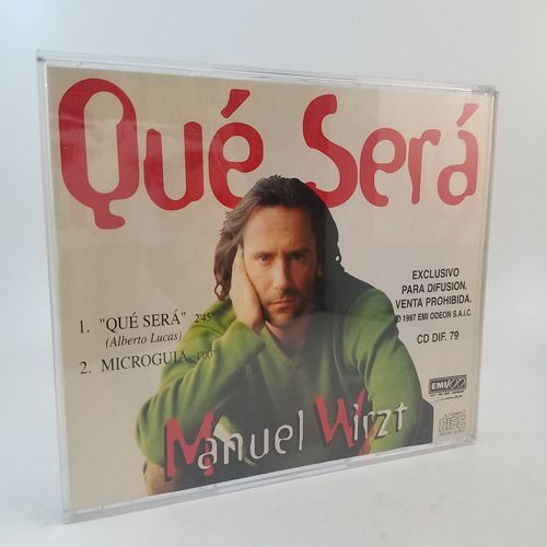 Manuel Wirtz - Que Sera - Cd Single - Ex