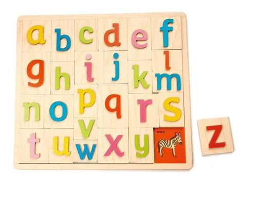 Juguete Alfabeto Educacional Tender Leaf Madera Infantil Ax®