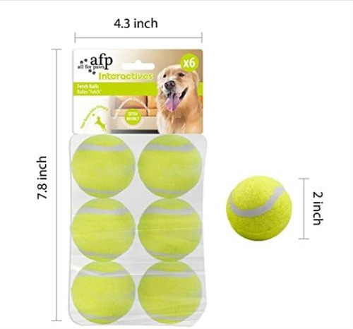 Pelotas De Tenis All For Paws Para Perros, Ideal Para Mini L
