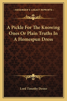 Libro A Pickle For The Knowing Ones Or Plain Truths In A ...