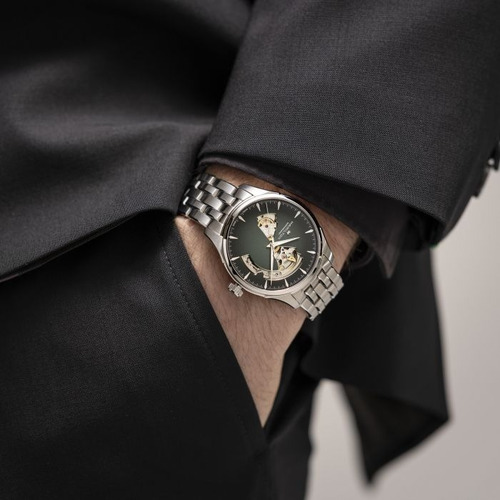 Reloj Hamilton Jazzmaster Open Heart Auto H32675160 Hombre