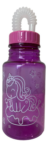 Botella Para Niño De Unicornio Bpa Free Reciclable 