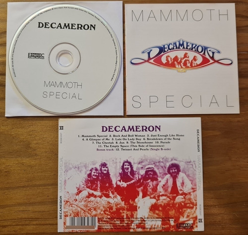 Decameron - Mammoth Special ( Folk Rock Progresivo, Bonus) 