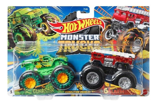 Hot Wheels Monster Trucks Gunkster Vs 5 Alarm 