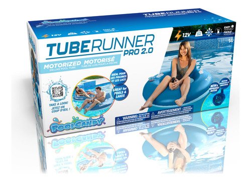 Piscina Inflável Motorizada Float Tube Runner 2.0 Blue Poolc