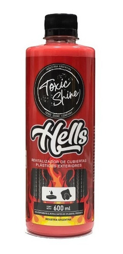 Toxic Shine Hells - Acondicionador Exterior Plasticos Gomas