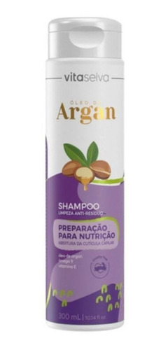 Imagem 1 de 1 de Shampoo Limpeza Nutritivo Oleo De Argan 300ml