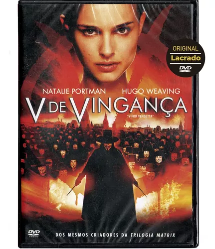 Dvd V De Vingança, Hugo Weaving + Natalie Portman (lacrado)