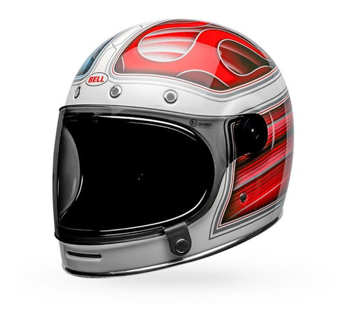 Capacete Bell Bullitt Barracuda Branco Vermelho Azul 59