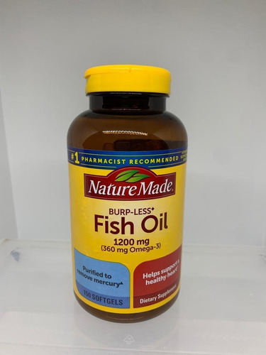 Fish Oil 1200mg Omega3 360mg 200 Soft Nature Made