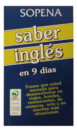 Saber Ingles En 9 Dias