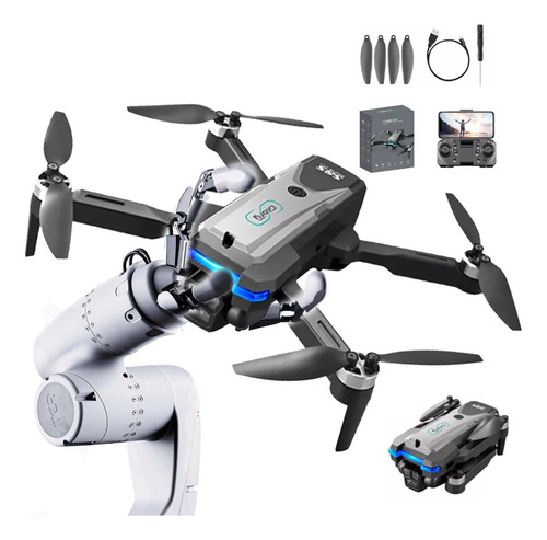 Drone S8s Pro Max Motor Brushless Camera Hd 4k 2 Baterias D