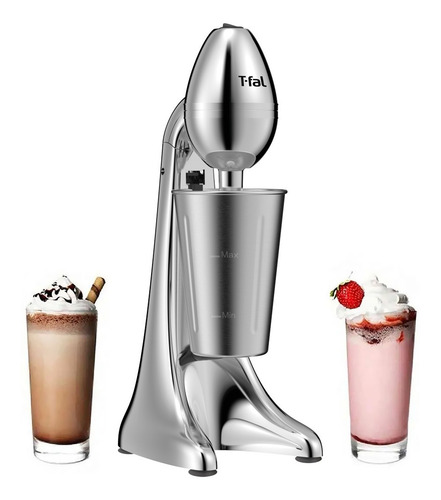Imagen 2 de 6 de Esquimera Chocomilera T-fal Cromada Soda Batido Malteada Más