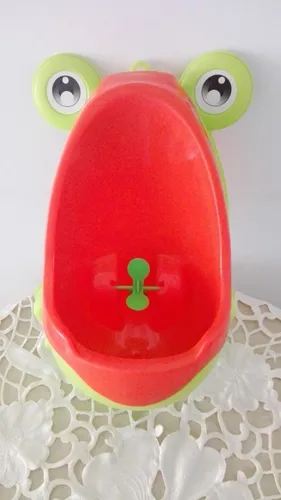 Orinal Portátil En Caja X 1 Bebe Niño Inodoro Rana Verde
