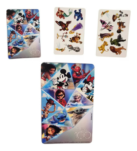 Juego Cartas Encuentralo Personajes Dobles Disney 100 Años