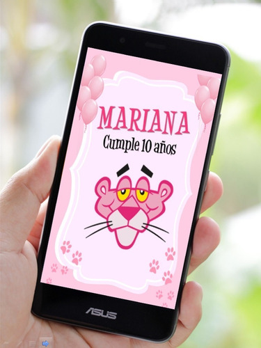 Video Invitación De Cumpleaños De La Pantera Rosa