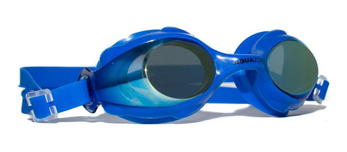 Imagen 6 de 6 de Goggle Aquazone Gummy Metal Azul/dorado