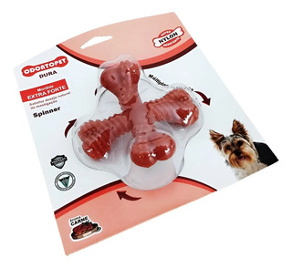 Brinquedo Mordedor Massageador Odontopet Spinner Náilon Saborizado Cachorro Pequeno