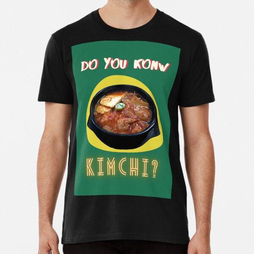 Remera Kimchi Coreano Algodon Premium