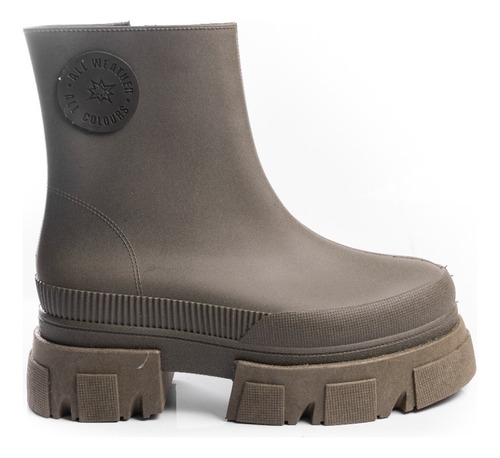 Botas Borcegos Mujer Lluvia Zapatos Elastico Super Cómodos 