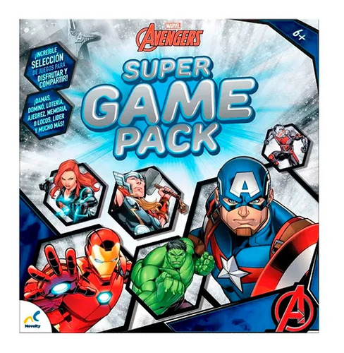 Super Game Pack Avengers Domino Ajedrez Memoria Novelty®