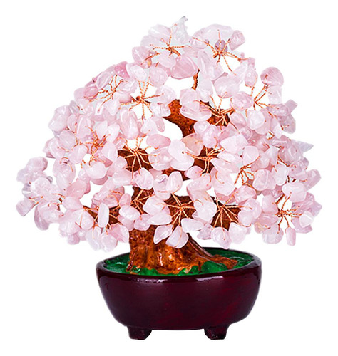 Rbol Del Dinero Feng Shui Resina Natural Cristal Bonsai