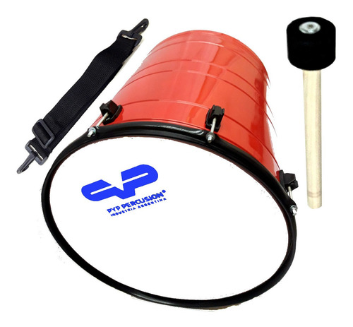 Imagen 7 de 10 de Zurdo Surdo Pyp Percusion Color De 14 Pulgadas Murga