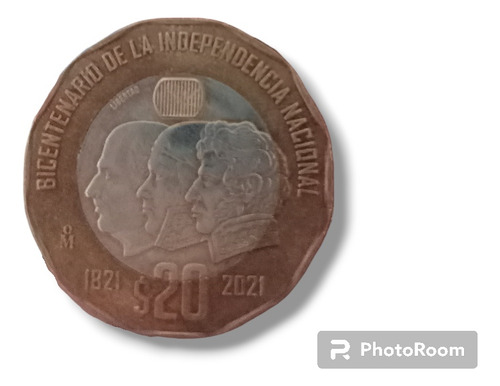 Moneda De $20, Bicentenario De La Independencia Nacional