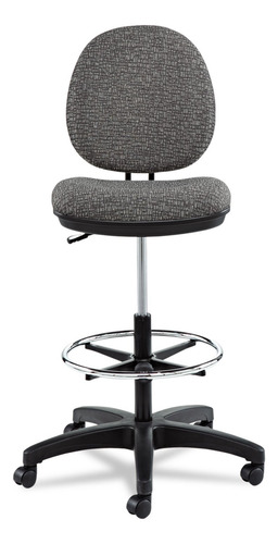 Taburete Giratorio Altura Ajustable Gris Grafito 60 A 88 Cm