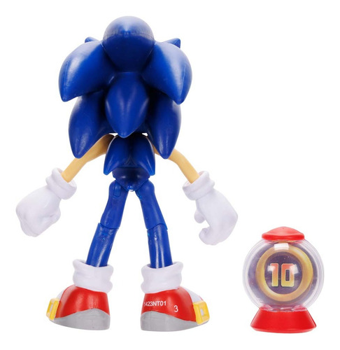 Boneco de monitor Sonic The Hedgehog Wave 14 de 4 polegadas
