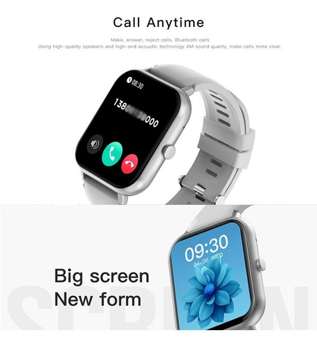 1.83 Reloj Inteligente Deportivo Llamadas Smartwatch Ip67