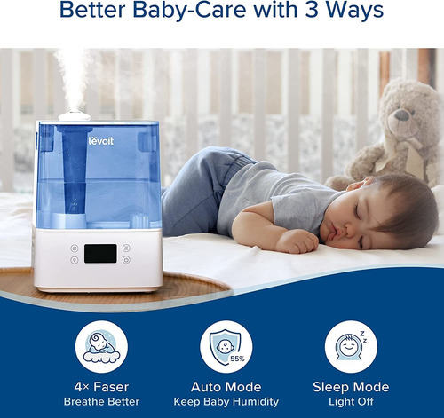 Humidificador Levoit Classic 300s Automático, 6 L, Azul