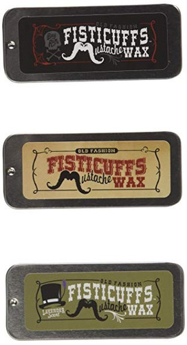 Fisticuffs Bigote Cera 3 Pack Por Fisticuffs Bigote Cera