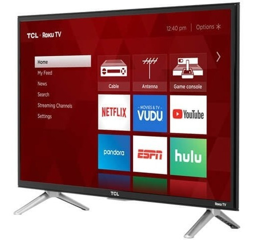 Imagen 1 de 3 de Tcl 28s305 Televisor Led Smart Roku De 720p 28''