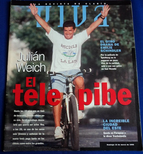 Revista Viva Julian Weich Sharon Stone Paradis 1995