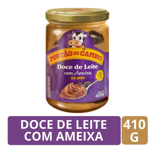 Doce De Leite Com Ameixa Sem Amido Portão De Cambuí 410g