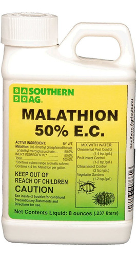 Southern Ag 07661 Malathion 50% E.c. Insecticida De Amplio E