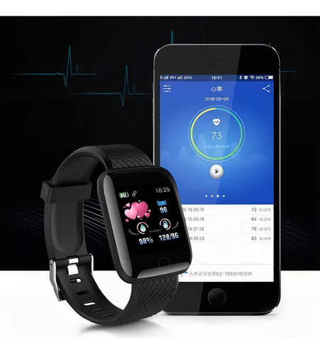 Smart Bracelet D13 Reloj inteligente con notificación de Whatsapp