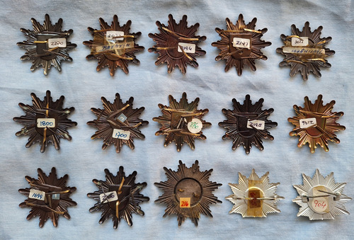 Coleccion 15 Insignias De Gorra De Policia Alemania (Usado)