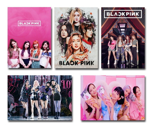 Poster Black Pink Kpop São 5 Posteres Com Imagens Nítidas 