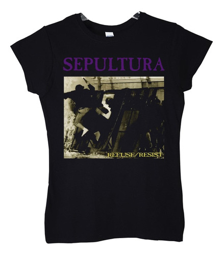 Polera Mujer Seputltura Refuse Resist Metal Abominatron